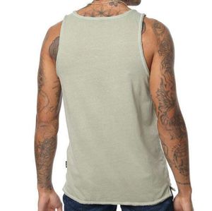 Logo personnalisé Débardeur de sport en tricot respirant coupe ajustée T-shirt sans manches en maille côtelée pour homme - Product Image 3