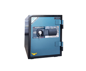 Le coffre-fort HOSHANG HS-56E est fabriqué en acier inoxydable écologique et durable et est résistant au feu et à l'eau. - Product Image 3