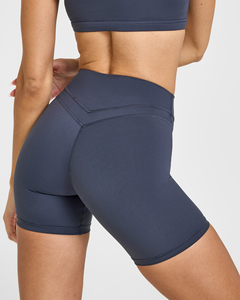 Shorts unifiés pour femmes à prix d'usine, taille haute, avec ceinture compressive, en tissu performant anti-transpiration - Product Image 2