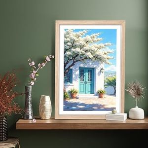 Cadre photo rectangulaire vintage moderne en bois massif fait main, à poser au mur ou sur table, décoration intérieure - Product Image 5
