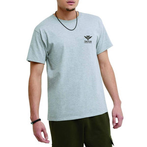T-shirt homme imprimé sur mesure, 100% coton, couleur unie, coupe ample, fabriqué au Pakistan - Product Image 1