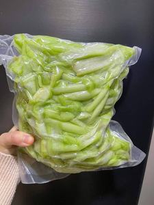 Frozen Sliced Alocasia Frozen Taro Stem Strips Vacuum Packed 10cm Cuts Hot Pot Ingredient | Export Quality ANGLE - Product Image 2