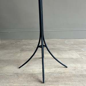 Mesa de Martini Moderna con Tapa de Mármol, Ecológica, Soporte para Cócteles, Base de Trípode de Hierro Forjado, Decoración para Sala de Estar - Product Image 6