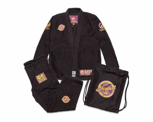 Kimono de Jiu Jitsu Brasileño BJJ para Adultos, RTS de Alta Calidad, 460 g/m², Negro, 100% Algodón, Duradero, Transpirable, Resistente a la Encogimiento, Lavado - Product Image 1