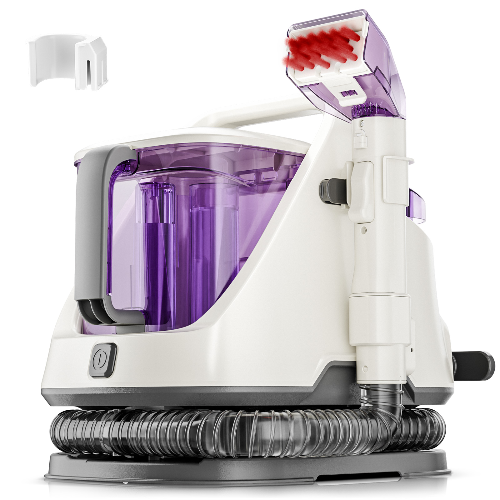 650W Portable Carpet Cleaner Machine, 12KPa High Suction Upholstery Cleaner with 3M Power Cord for Carpet, Sofa, Rug, Car Interior &amp; Home Fabric Cleaning