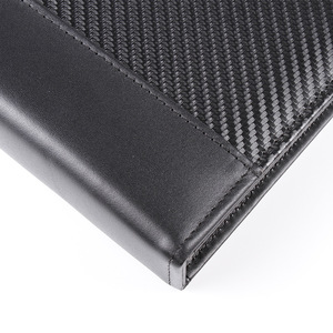 แฟ้มใส่เอกสารและสมุดบันทึกแบบห่วงหนัง 3 มิติ พร้อมหัวเข็มขัด - Product Image 6