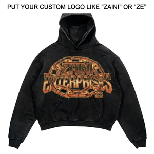 Sudadera con Capucha Extra Grande para Hombre, 400 GSM, Algodón y Poliéster, Blanca, Personalizable con Logotipo Bordado o Impresión DTF, Bolsillo Canguro - Product Image 1