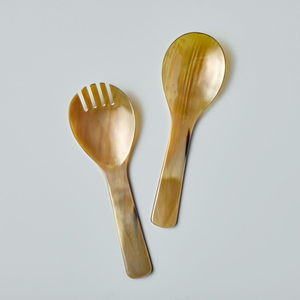 Cuillère en corne de buffle faite à la main, écologique, de qualité supérieure, polie, moderne, sur mesure, cuillères naturelles par HF CRAFTS - Product Image 3