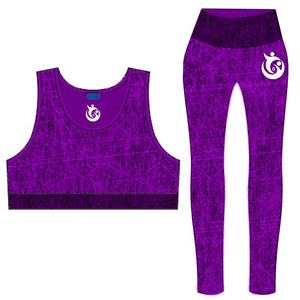 Leggings taille haute pour femmes, vêtements de Gym, Fitness, entraînement, Yoga, Sport, ensemble de soutien-gorge, combinaison de Sport, personnalisé, sublimation, leggings, soutien-gorge - Product Image 4
