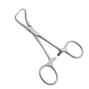 Pinza de Toallas Backhaus de Acero Inoxidable de Grado Médico, Pinza Quirúrgica para Sujeción de Paños, con Mordazas Curvas Puntiagudas y Bloqueo de Trinquete - Product Image 6