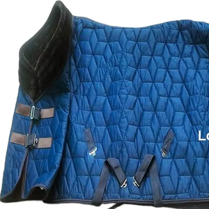 Manta acolchada para caballo de exhibición, producto ecuestre al por mayor, fabricante de bordados personalizados, manta antimosquitos para establo, manta para caballo Kanpur - Product Image 1