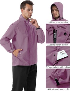 Traje Impermeable Premium para Senderismo al Aire Libre, Ropa Transpirable y Resistente al Viento de Alto Rendimiento, Fabricante - Product Image 2