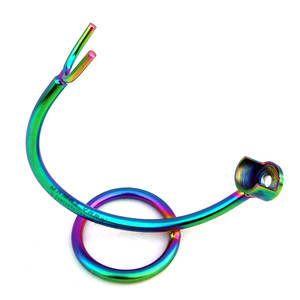 Support de rasoir multicolore arc-en-ciel pour rasoir droit et rasoir de sécurité à double tranchant - Product Image 5