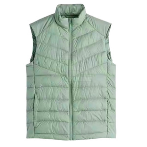 Veste sans manches zippée personnalisée avec logo, tendance hiver pour garçons, nouvelle collection, vêtements décontractés, gilet d'hiver pour hommes - Product Image 3