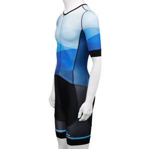 ชุดแข่งไตรกีฬาแขนสั้นระบายอากาศได้ดี พร้อมกางเกงขาสั้นแบบ Bibi และเสื้อเจอร์ซีย์  พร้อมคุณสมบัติความสบายในการสวมใส่ - Product Image 2