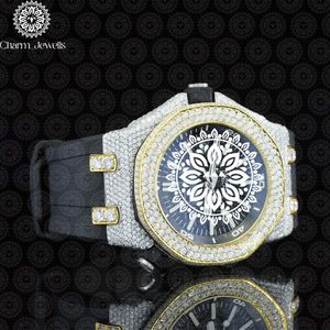 Reloj Mecánico de Lujo para Hombre Charm Jewells, Caja Cuadrada de Acero Inoxidable de 40 mm, Esfera Analógica, Correa de Vidrio de 20 cm, Fecha Automática, Resistente al Agua 10 Bar - Product Image 4