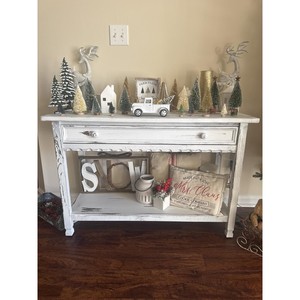 Acacia Wood <b>Rustic</b> <b>Console</b> <b>Table</b> Distressed Finish Wholesale - Handcrafted - Product Image 3