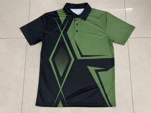 Polo personnalisé en sublimation pour homme, séchage rapide, performance sportive, polo de golf, évacuation de l'humidité, uniforme d'équipe, vêtements de travail d'entreprise - Product Image 6