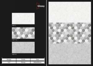 Carreaux de porcelaine élégants et brillants réfléchissants 30x60 cm, améliorant la luminosité intérieure tout en offrant une performance matérielle robuste - Product Image 5