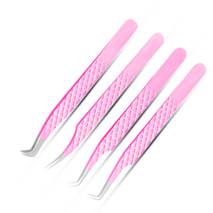 Factory Direct Stainless Steel <b>Eyelash</b> Extension Tweezers Diamond Grip Hand Tested Makeup <b>Beauty</b> Care <b>Tool</b> - Product Image 2
