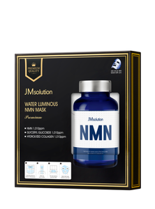 Masque facial JMSOLUTION WATER NMN |   33ML*5EA |   Soin repulpant et élastifiant, éclat nourrissant, revitalisant |   Acide hyaluronique |   Tous types de peau | - Product Image 2