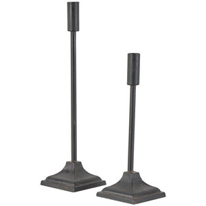 Portavelas de Metal Negro Mate, Candelabros Decorativos Modernos de Aluminio Fundido, Centros de Mesa - Product Image 4