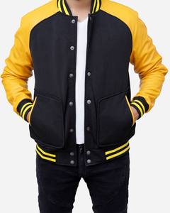Chaqueta Varsity Personalizada de Talla Grande para Hombre, Chaqueta Deportiva con Letras Bordadas y Materiales de Alta Calidad - Product Image 1