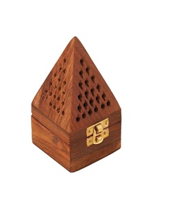 Brûleur d'encens en bois Wise : Inspire la tranquillité, sublime les ambiances grâce à sa construction soignée et sa beauté raffinée. - Product Image 2