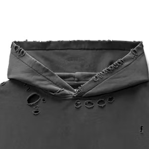 Sweats à capuche premium effet vieilli pour hommes – Style streetwear délavé et confortable - Product Image 6