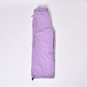 Pantalon de neige violet élégant 2026 avec tissu imperméable, isolation hivernale, taille élastique et cordon de serrage ajustable au bas - Product Image 1