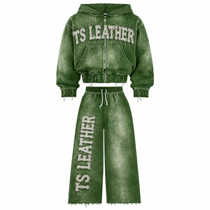 Chándales Unisex de Invierno Transpirables de Corte Regular, con Capucha, Estilo Vintage, 100% Algodón de Peso Medio, Color Personalizado, Logotipo Premium - Product Image 3