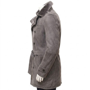 Men's Genuine Cowhide Leather <b>Jacket</b> Classic Biker <b>Motorcycle</b> <b>Jacket</b> <b>Vintage</b> Slim Fit Outerwear For Men - Product Image 3