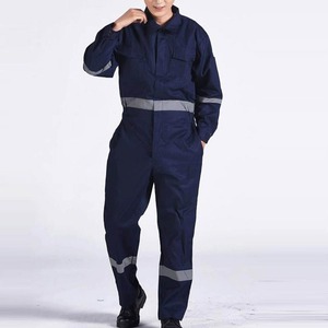 Tenue de travail unisexe en polyester et coton, design tendance, uniforme d'atelier, combinaison de mécanicien pas chère - Product Image 3