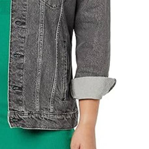 2026 Women <b>Gothic</b> Denim <b>Jacket</b> Casual Long Sleeve Button Jean Coat Pockets| Spring/Autumn Windbreaker Outerwear Leopard Print - Product Image 4