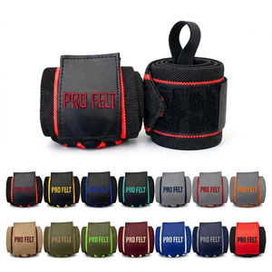 Bandes de maintien pour poignets à motif imprimé intégral pour la musculation, l'haltérophilie et l'entraînement en salle de sport, avec sangles de soutien réglables et boucles pour le pouce - Product Image 1