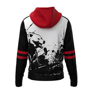 Dernier modèle de sweatshirts à capuche décontractés pour hommes OEM à bas prix sweats à capuche en polaire sublimés chaud pour l'hiver motifs imprimés pour l'extérieur - Product Image 6