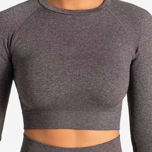 Shorts de yoga taille haute sans manches pour femme, personnalisables avec votre marque, 2 pièces, respirants, en Spandex/Nylon, avec cordon de serrage, pour la gym et le yoga - Product Image 6