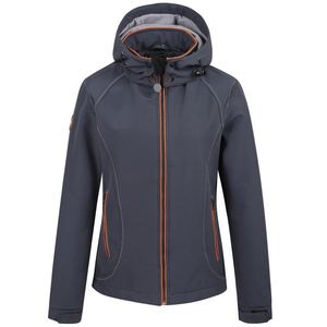 Veste Softshell pour femme, imprimée sur mesure, pour les sports de plein air, imperméable, respirante, fabrication OEM ODM, vente en gros - Product Image 4