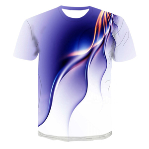 Camisetas Impresas en 3D de Primera Calidad al por Mayor para Hombre, Nuevo Diseño de Última Moda, Transpirables, Venta Caliente de Fábrica, Hechas de Tela de Punto - Product Image 3