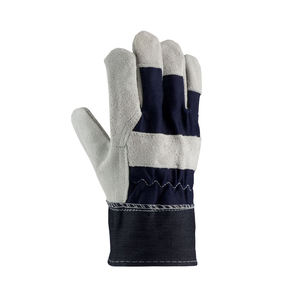 Gants de travail d'hiver en cuir de vachette personnalisés avec logo, résistants à la chaleur, robustes et de protection pour les fêtes (vente en gros) - Product Image 2