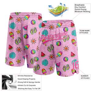 Shorts de sport personnalisés pour hommes, sublimation, 100% polyester, séchage rapide, respirant, écologique, vêtements de sport pour la salle de sport, shorts d'entraînement - Product Image 2