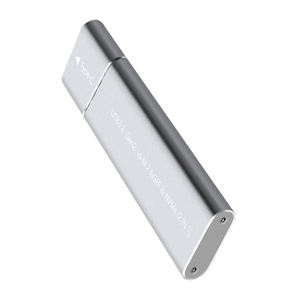 กล่องใส่ SSD M.2 NVMe NGFF แบบพกพาภายนอก ชนิด Type C  วัสดุโลหะ - Product Image 4