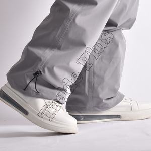 Pantalones de Nieve Impermeables Grises de Último Diseño con Cintura Ajustable con Cordón, Puños Ajustables y Aislamiento Térmico para Invierno - Product Image 6