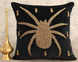 Premium Beaded Cushion Luxury Beaded Cushion Pillow <b>Cover</b> Set Ideal <b>For</b> Home Interior Bedroom <b>Sofa</b> Couch Decorative Living Room - Product Image 5