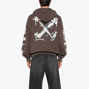 Sudadera Minimalista con Detalles Desgastados, Costuras Deshilachadas, 100% Algodón, Corte Regular, Lavada, Invierno, Color Liso - Product Image 5