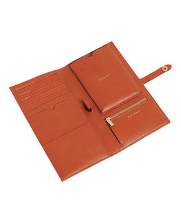 Portefeuille long pour homme en cuir véritable, personnalisé, écologique, zippé, élégant, fin, minimaliste, pour cartes et argent, prix abordable, de marque - Product Image 6