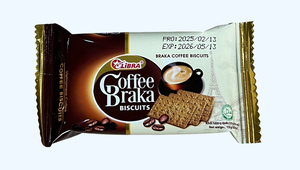 Braka 360g Halal Certifié Café Biscuits Croustillant Doux FMCG Cracker Sachets Emballage Individuel Sucre Gaufrette Type Boîte/Carton - Product Image 5