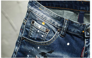 Shorts de Mezclilla para Hombre 2025, Jeans Cortos Holgados de Buena Calidad con Bolsillos Tipo Cargo, Precio Bajo, Hechos en Fábrica, Estilo Casual - Product Image 5