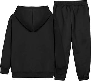 Chándal Infantil Personalizado |   Conjunto de Sudadera con Capucha y Pantalones para Niños |   Fabricante de Ropa Infantil al por Mayor OEM, Sudadera con Capucha y Pantalones Deportivos para Niños al por Mayor - Product Image 2