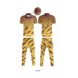 OEM Custom Sublimation <b>Cricket</b> Uniform Manufacturer| Men Women Youth <b>Cricket</b> Wears Polo Shirt and Trouser Full Team Outfit - Product Image 6